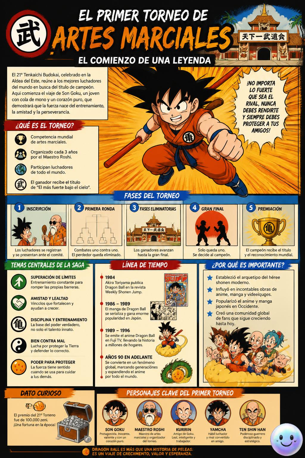 El primer torneo de artes marciales