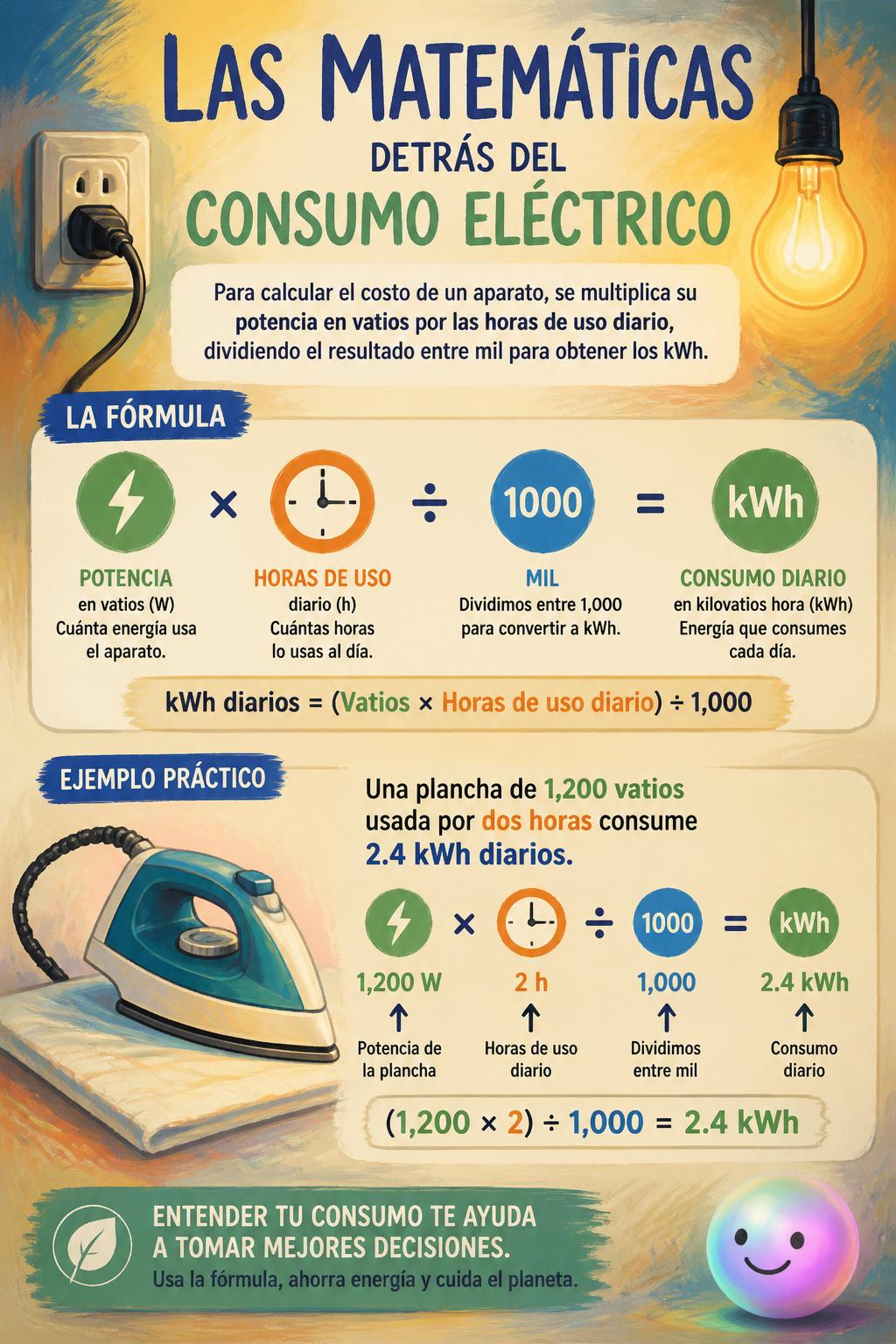 Las matemáticas detrás del consumo eléctrico