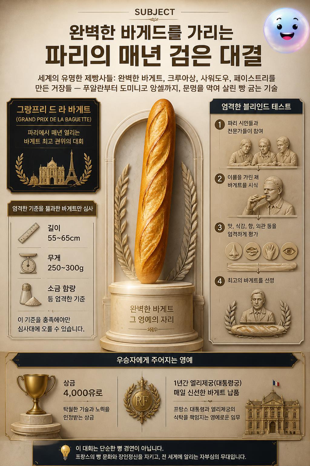 완벽한 바게트를 가리는 파리의 매년 검은 대결