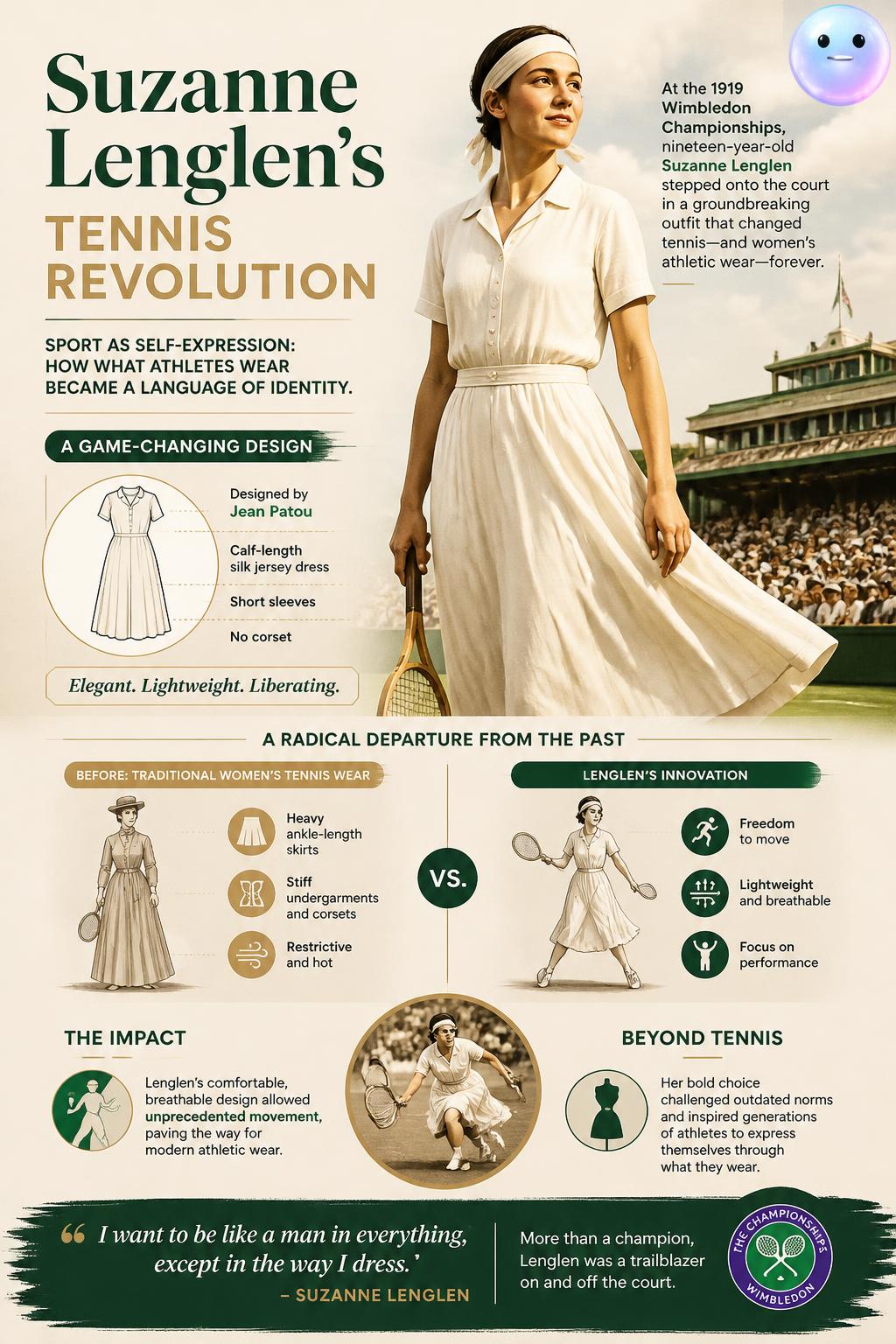 Suzanne Lenglen's tennis revolution