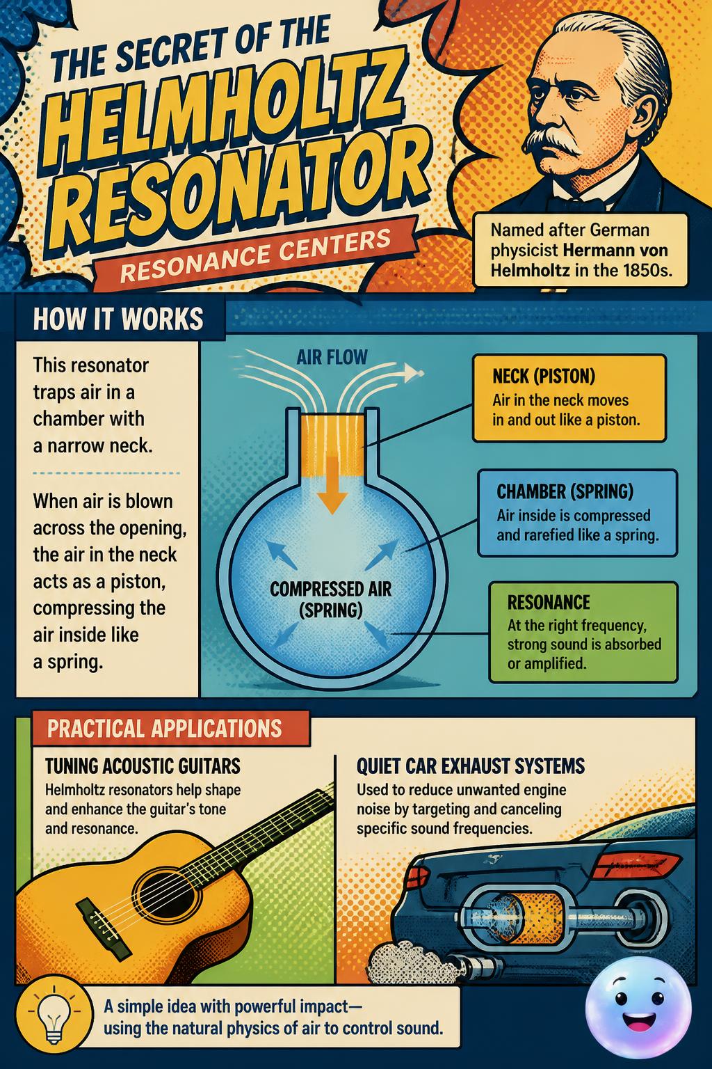 The secret of the Helmholtz resonator