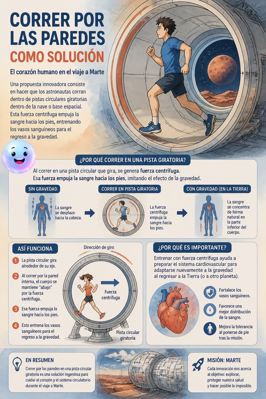 Correr por las paredes como solución