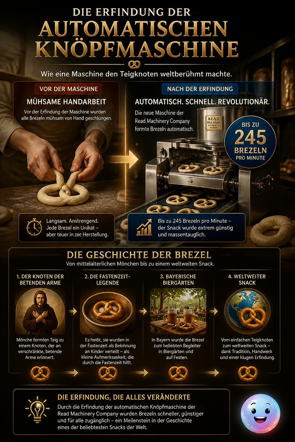 Die Erfindung der automatischen Knöpfmaschine