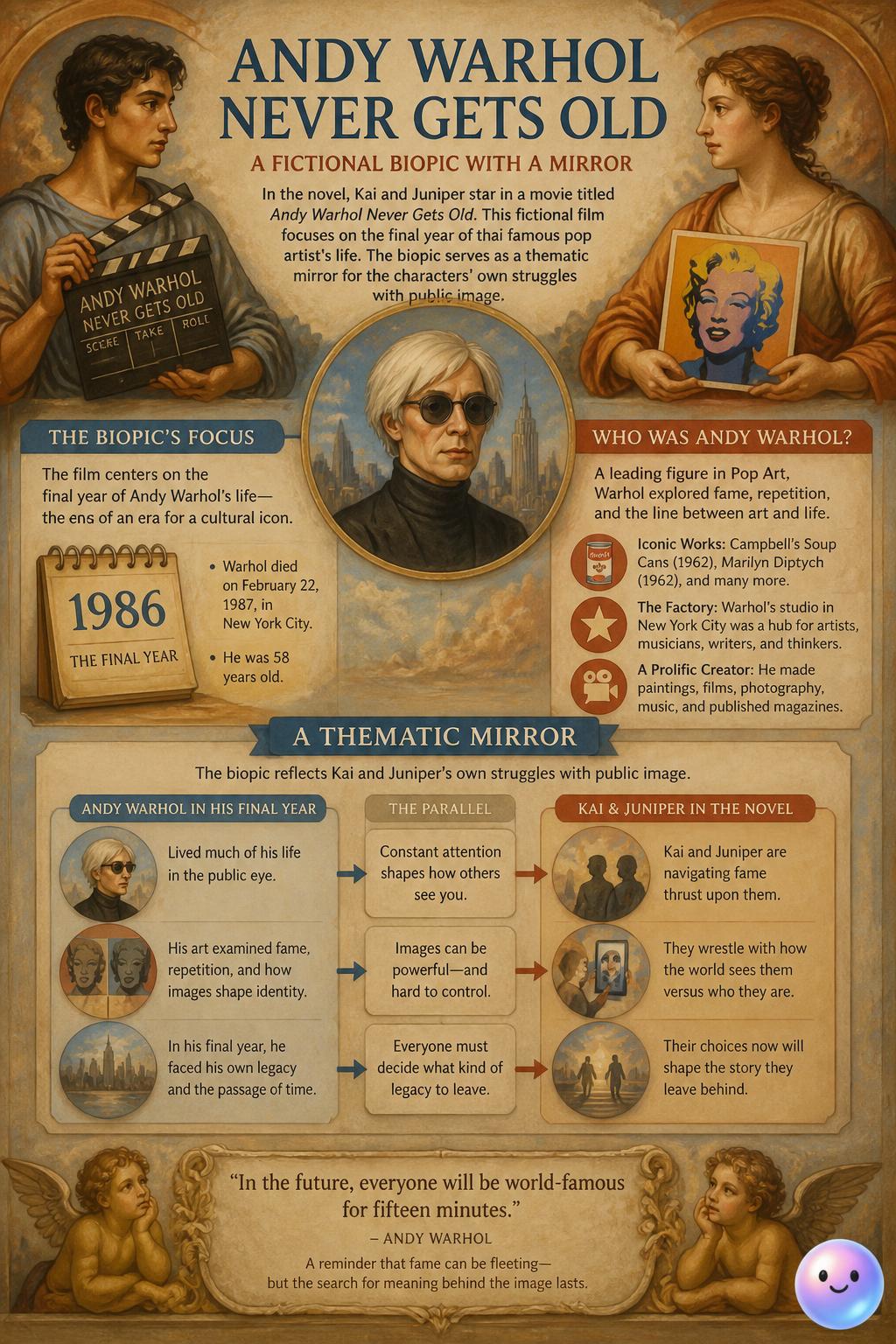 A fictional Andy Warhol biopic