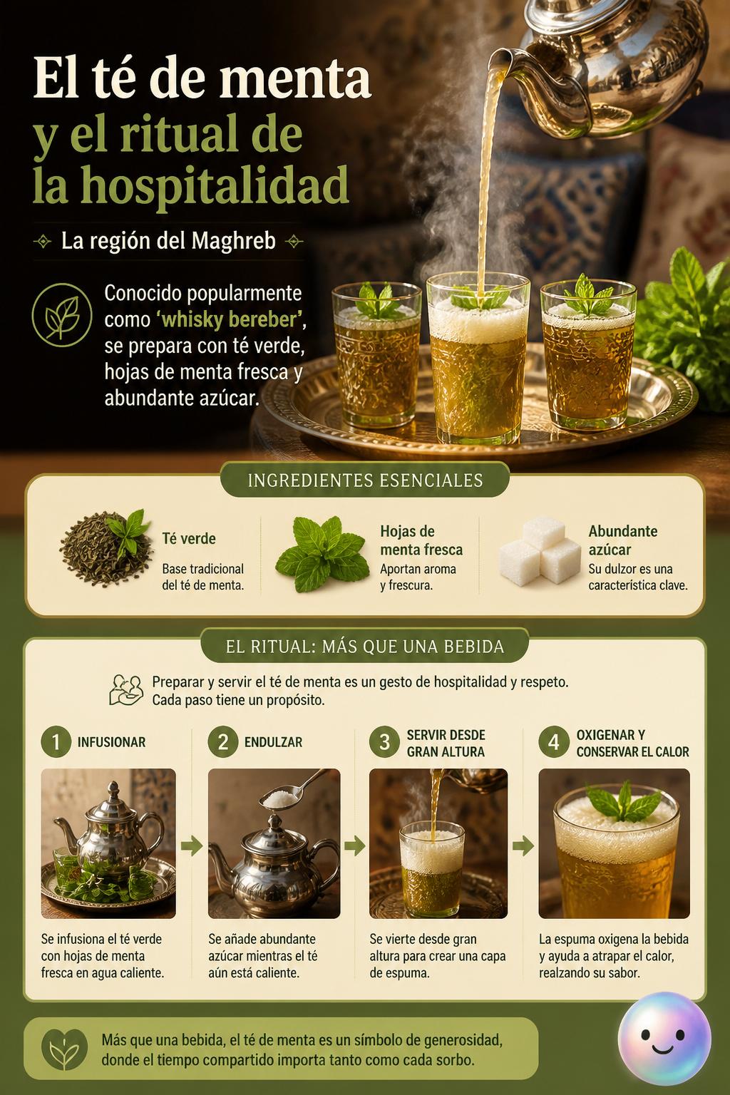 El té de menta y el ritual de la hospitalidad