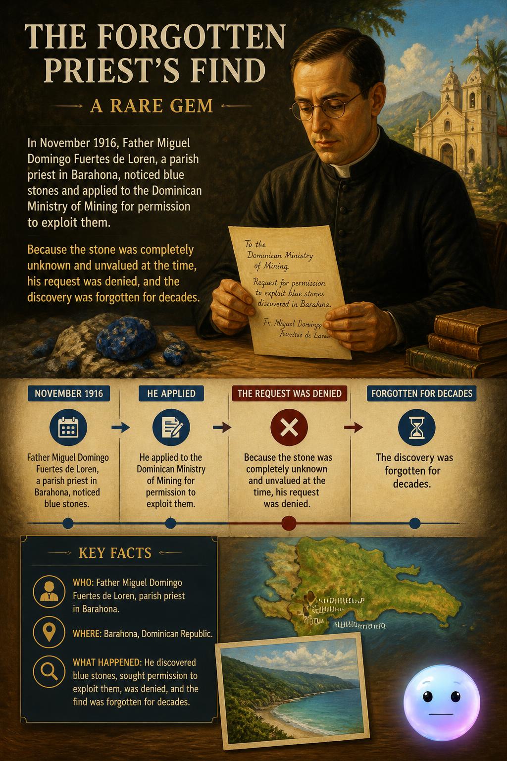 The forgotten priest's find