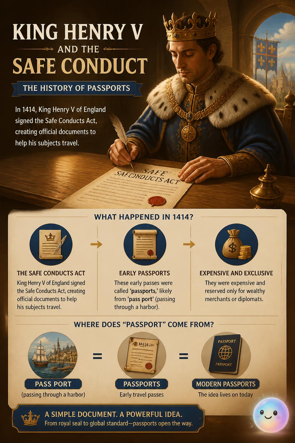 King Henry V and the safe conduct