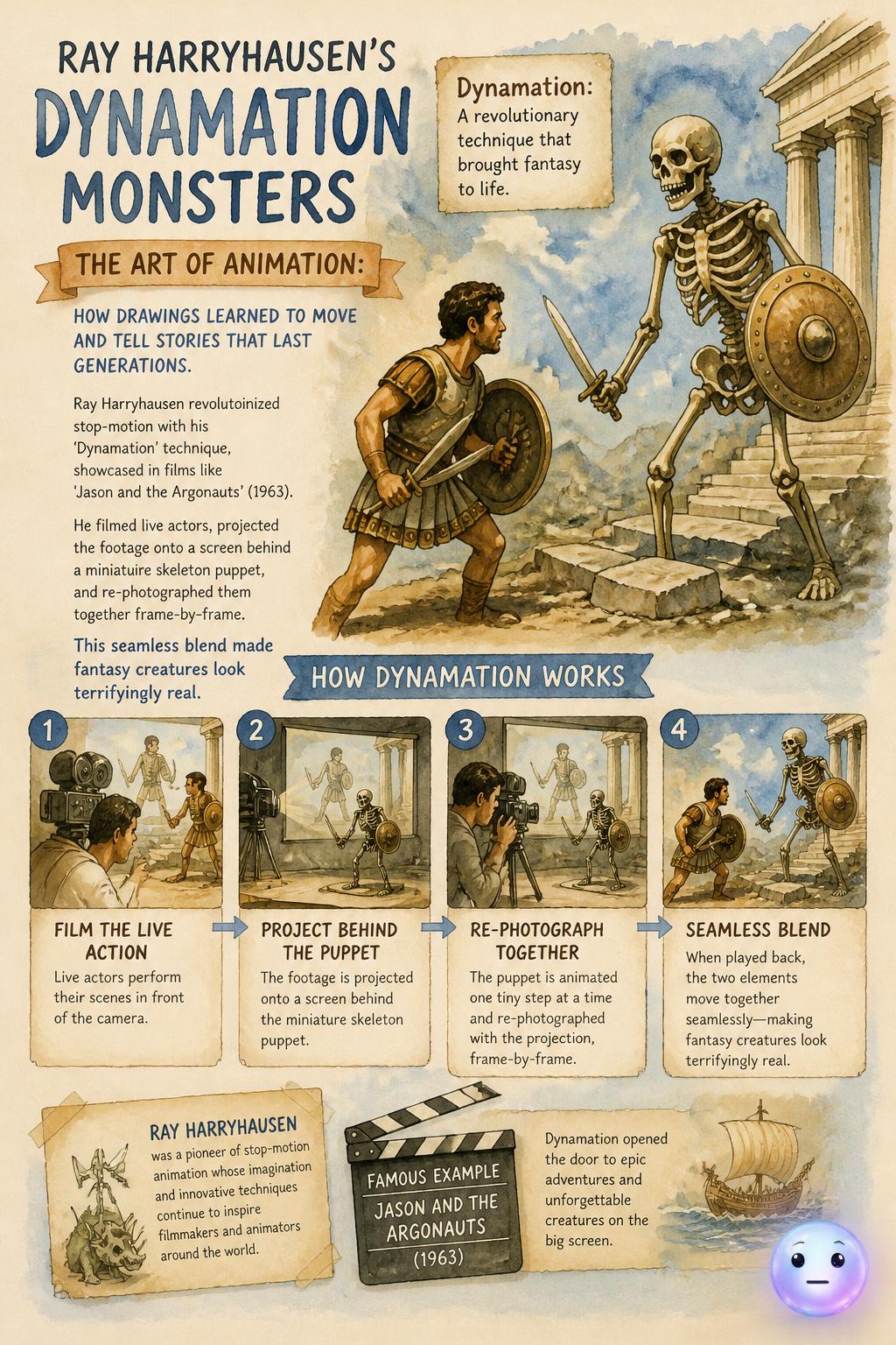 Ray Harryhausen’s dynarama monsters