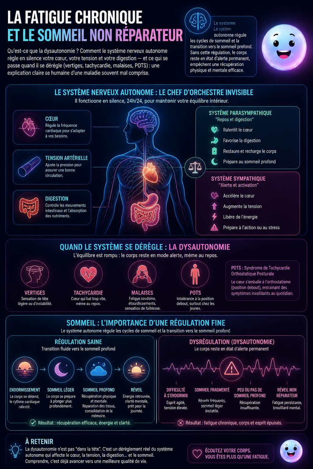 La fatigue chronique et le sommeil non réparateur