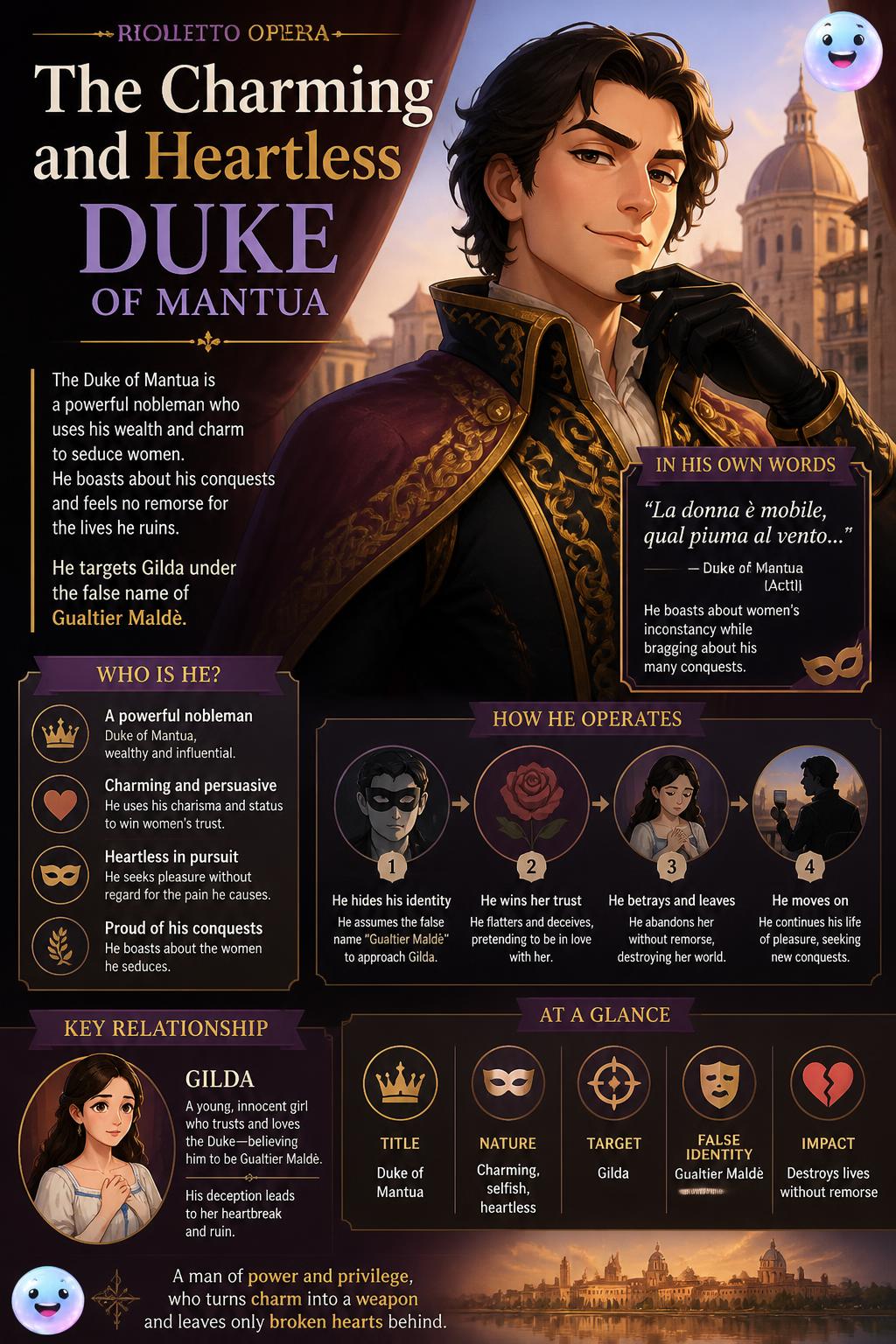 The charming and heartless duke