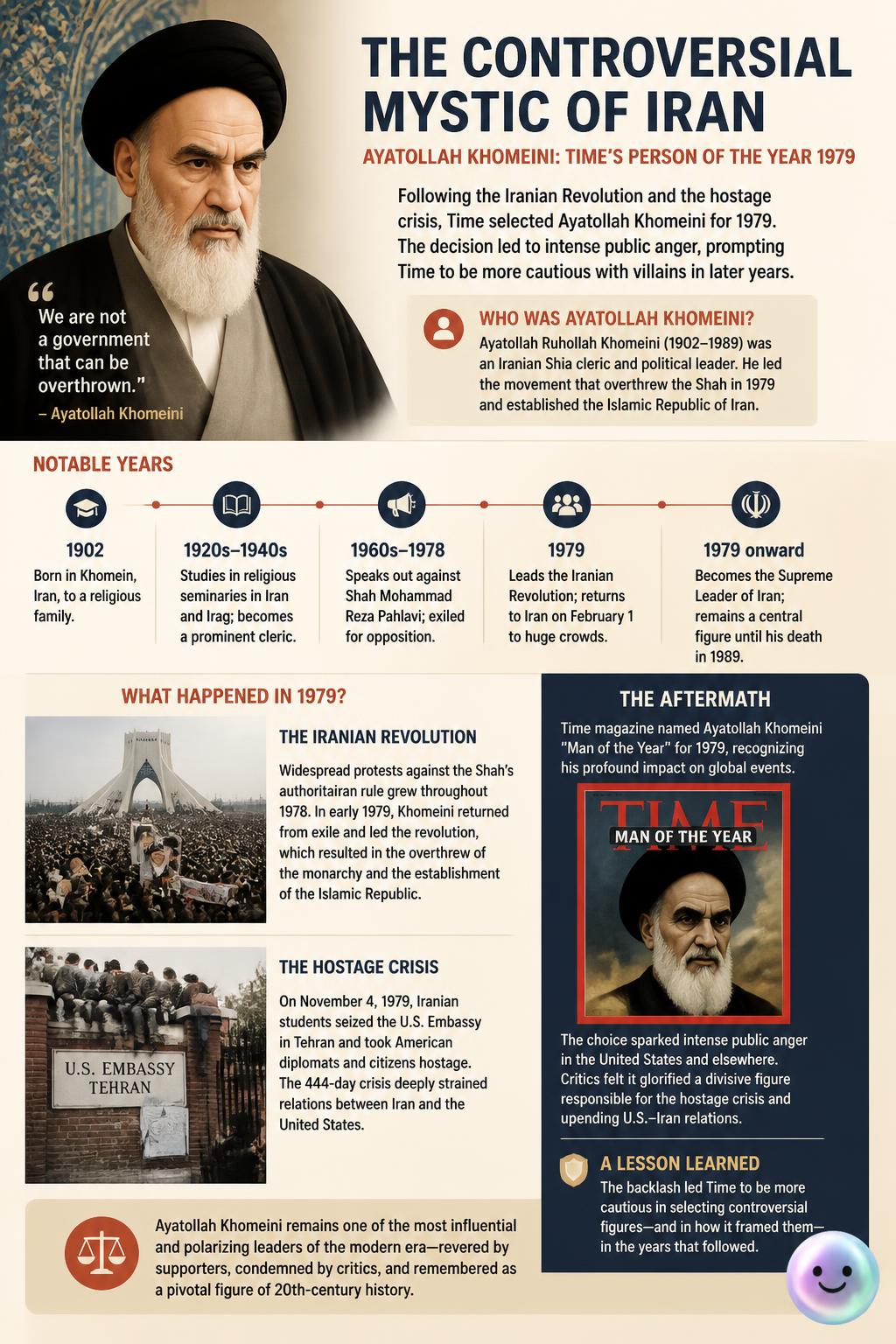 The controversial mystic of Iran