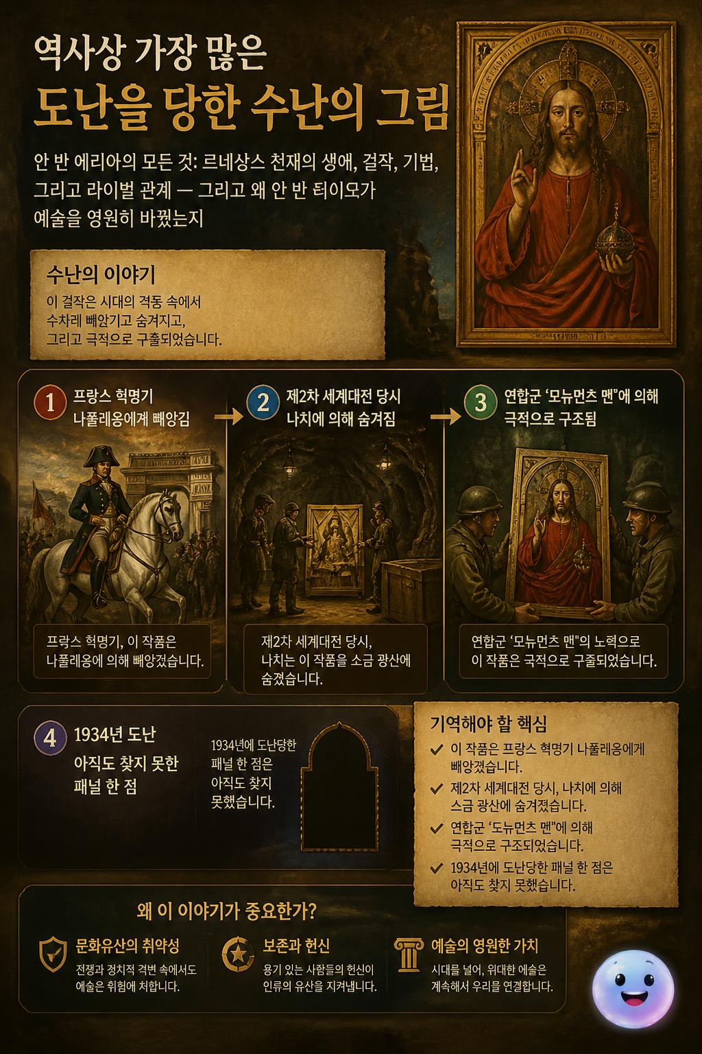 역사상 가장 많은 도난을 당한 수난의 그림