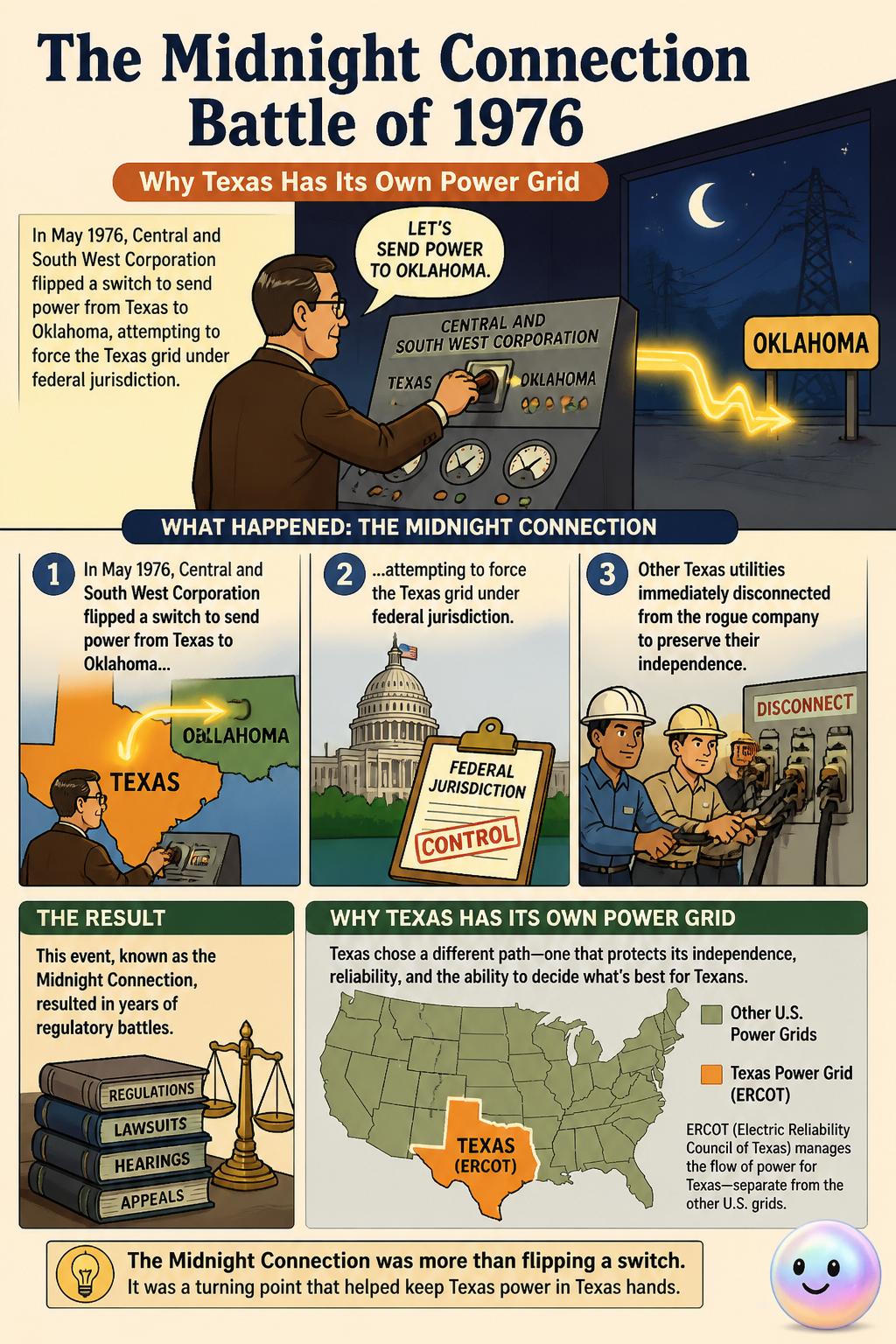 The midnight connection battle of 1976