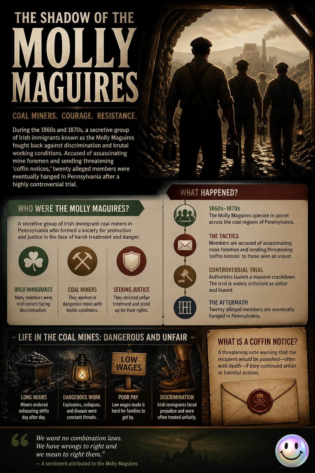 The shadow of the Molly Maguires