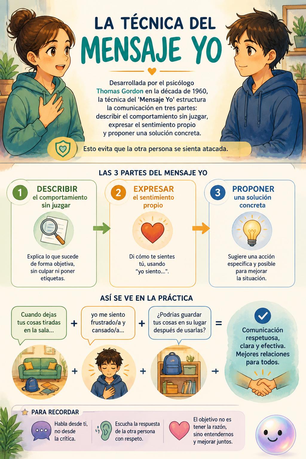 La técnica del Mensaje Yo