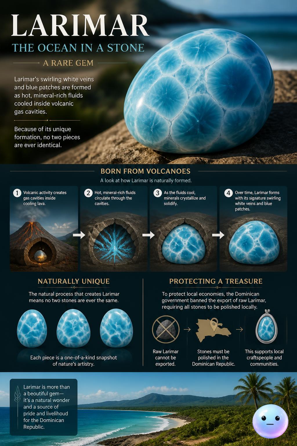 The ocean in a stone