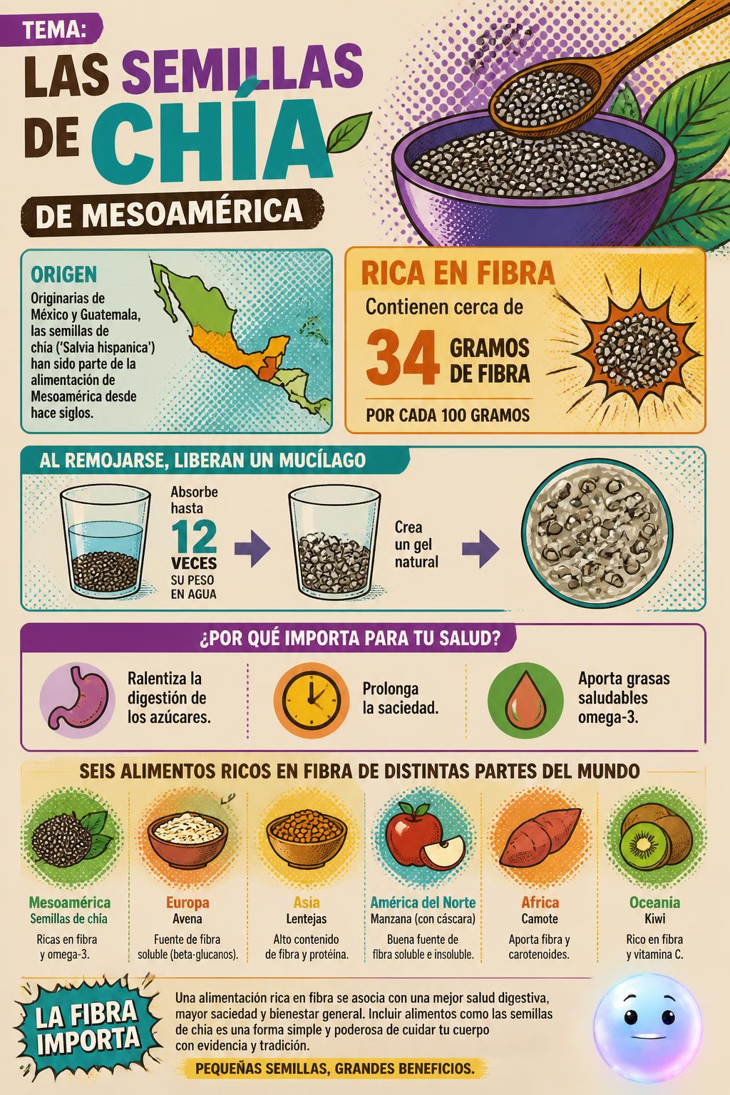 Las semillas de chía de Mesoamérica