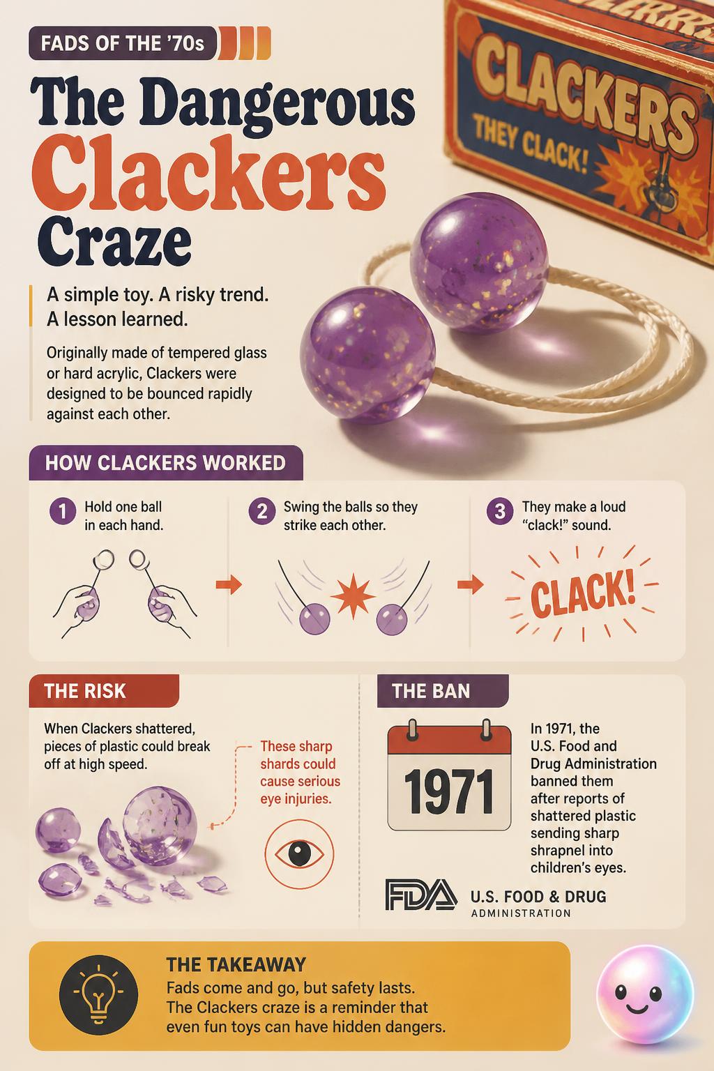 The dangerous clackers craze