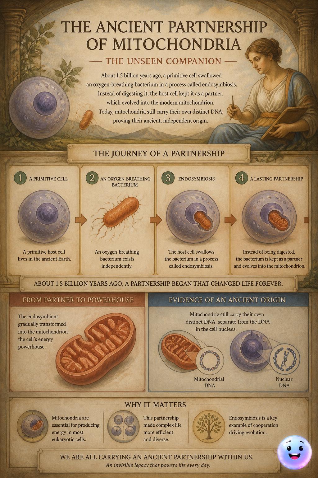 The ancient partnership of mitochondria