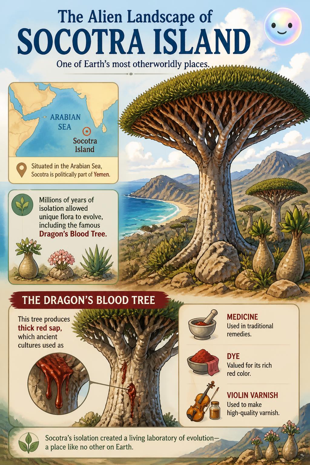 The alien landscape of Socotra Island