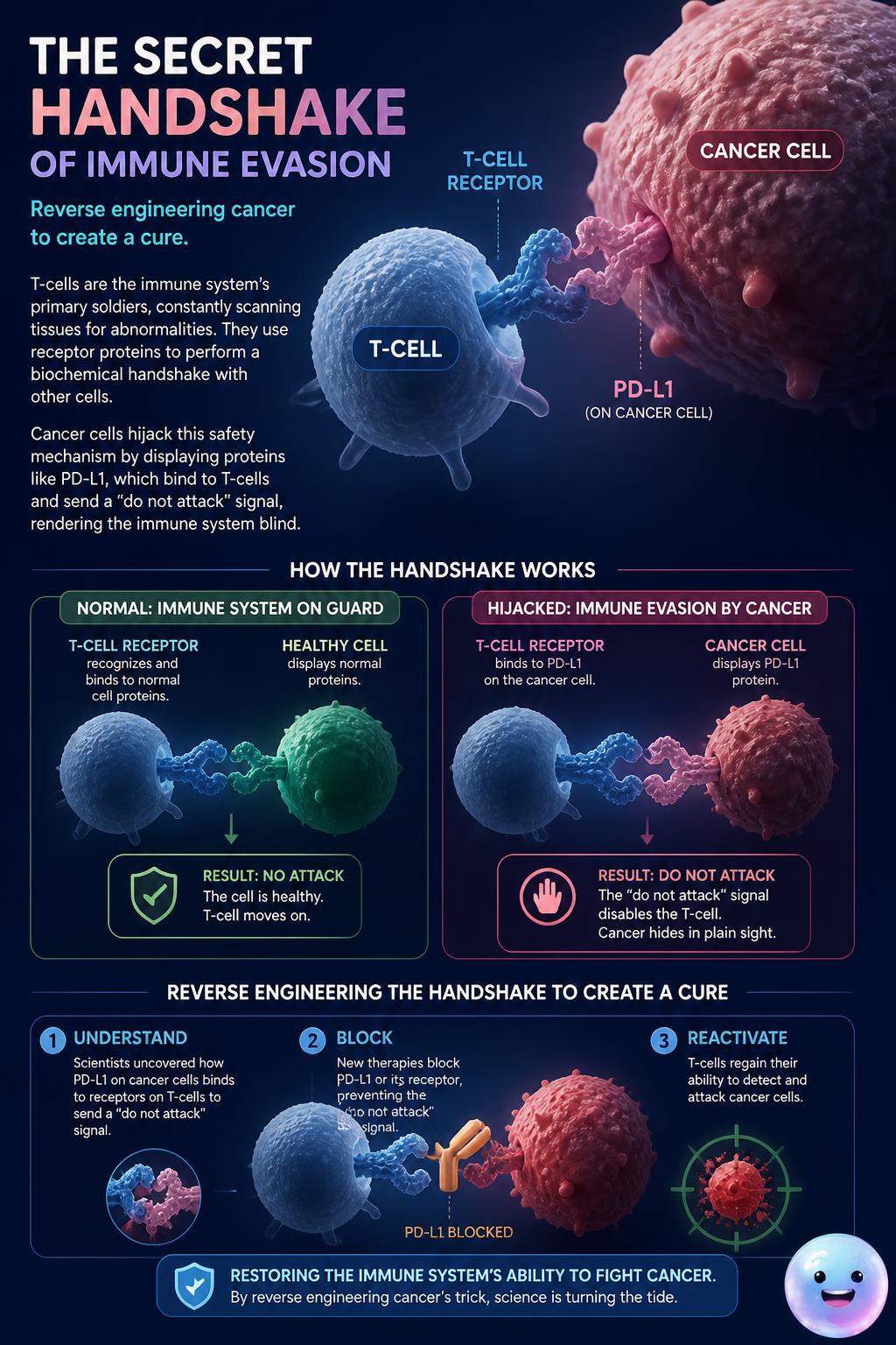 The secret handshake of immune evasion