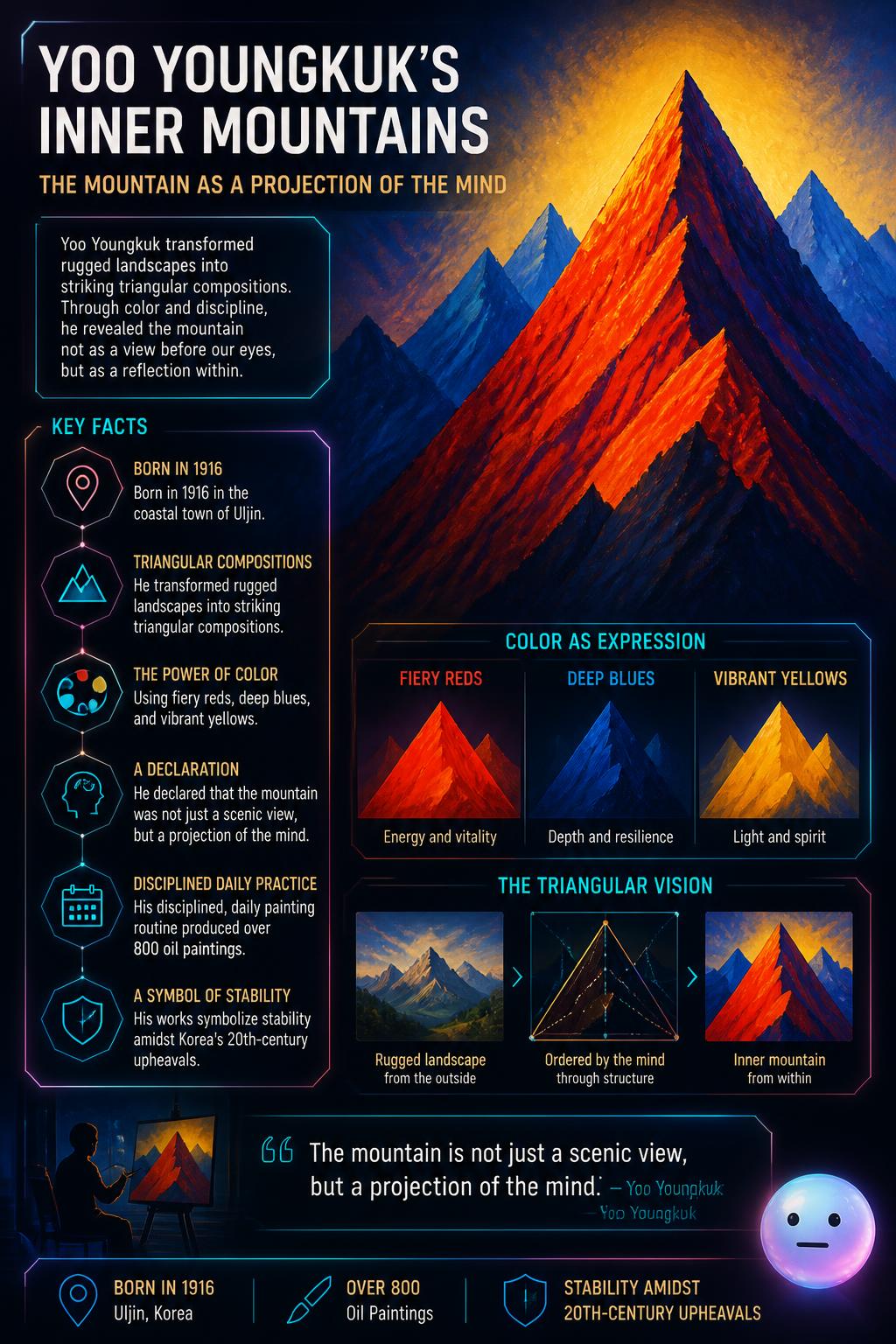 Yoo Youngkuk's inner mountains