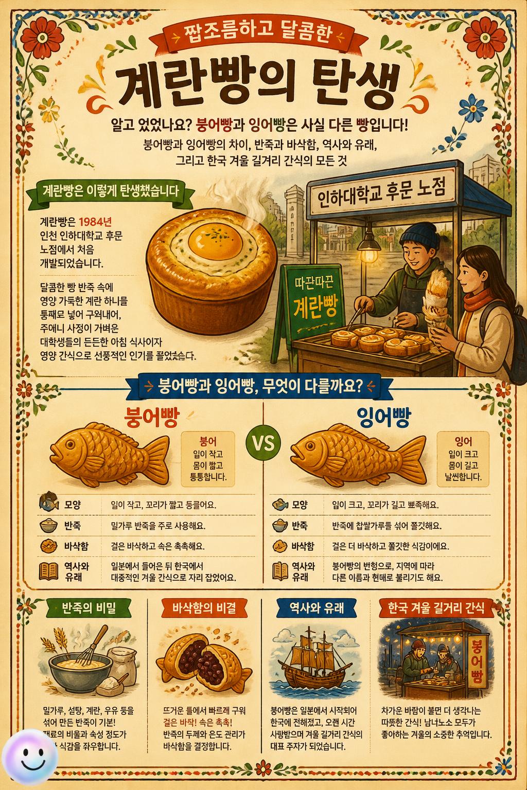 짭조름하고 달콤한 계란빵의 탄생