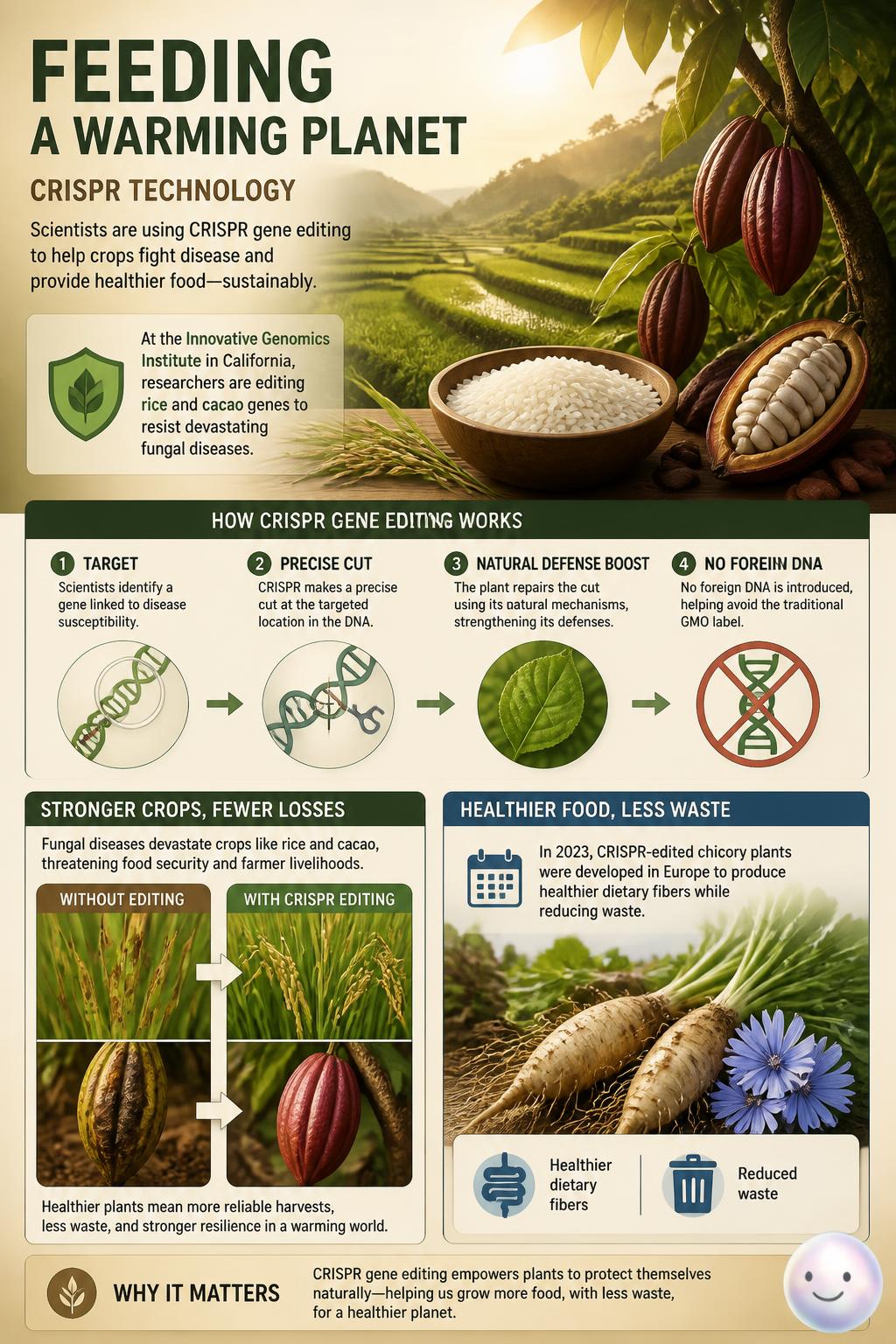 CRISPR Technology for Feeding a Warming Planet
