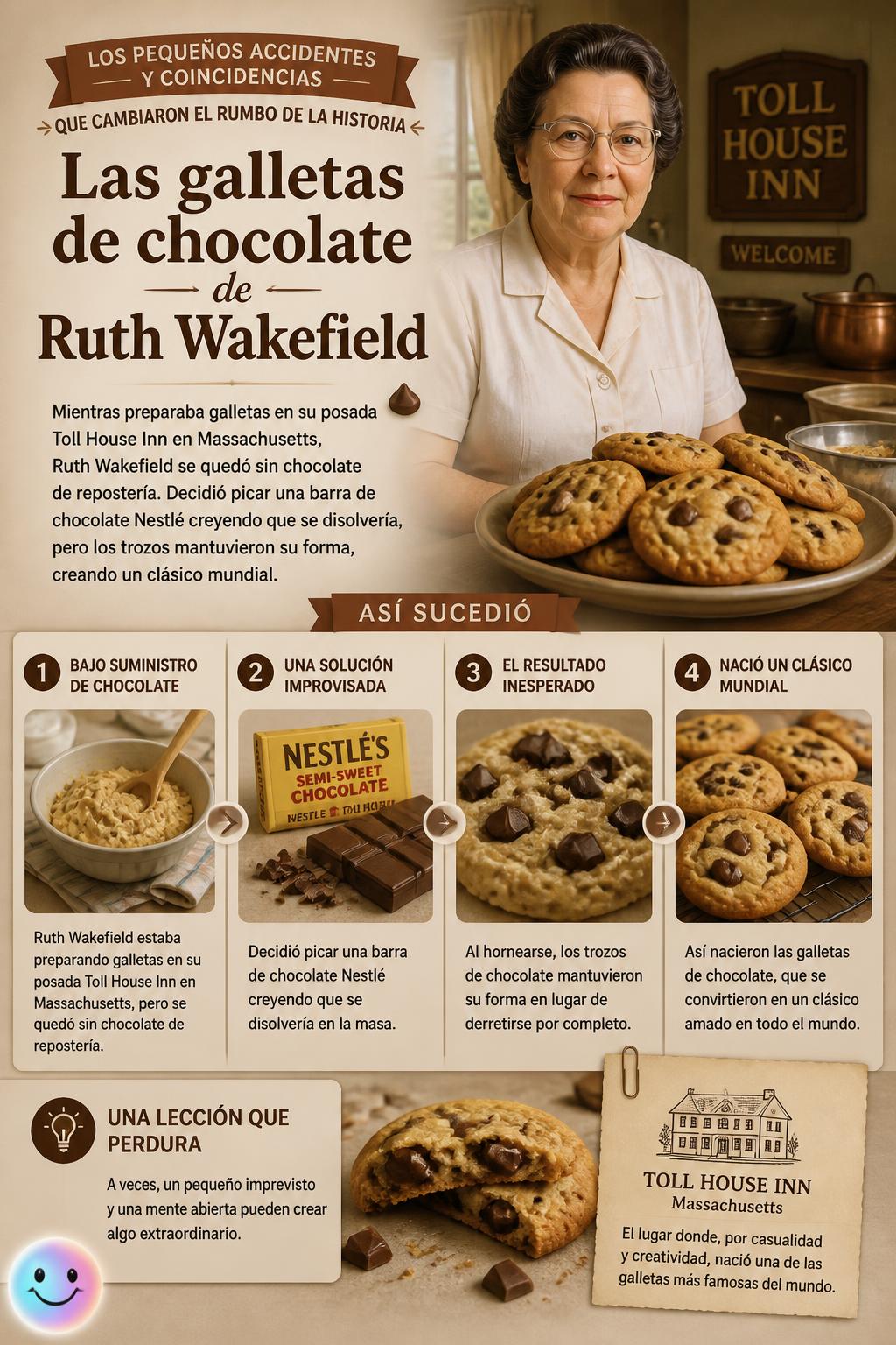 Las galletas de chocolate de Ruth Wakefield