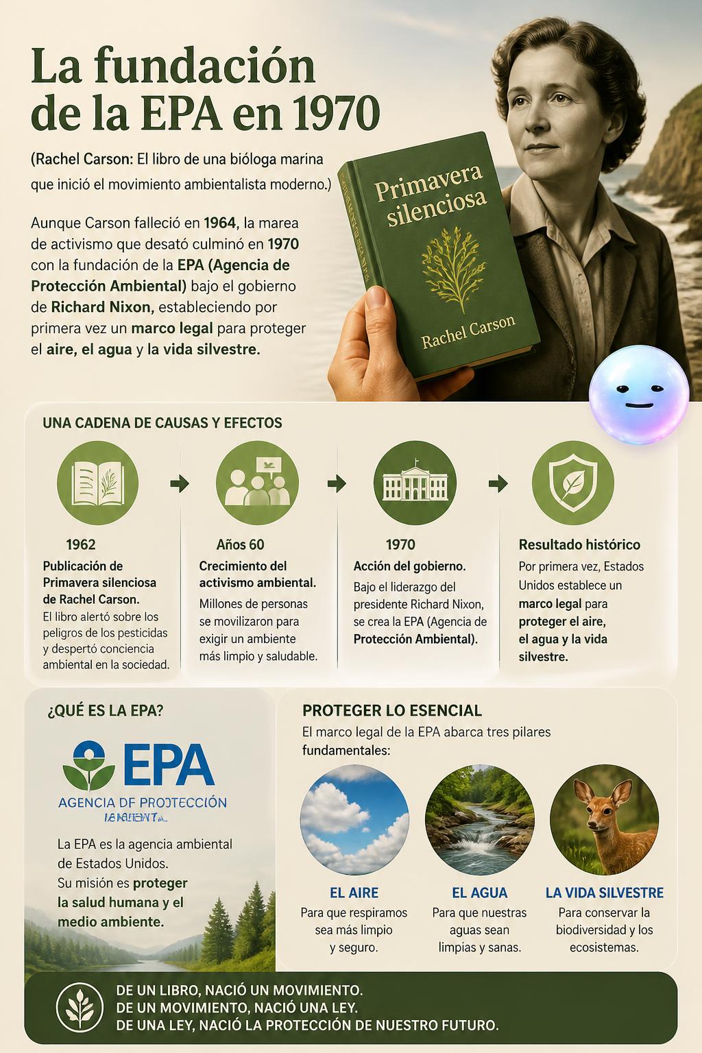 La fundación de la EPA en 1970