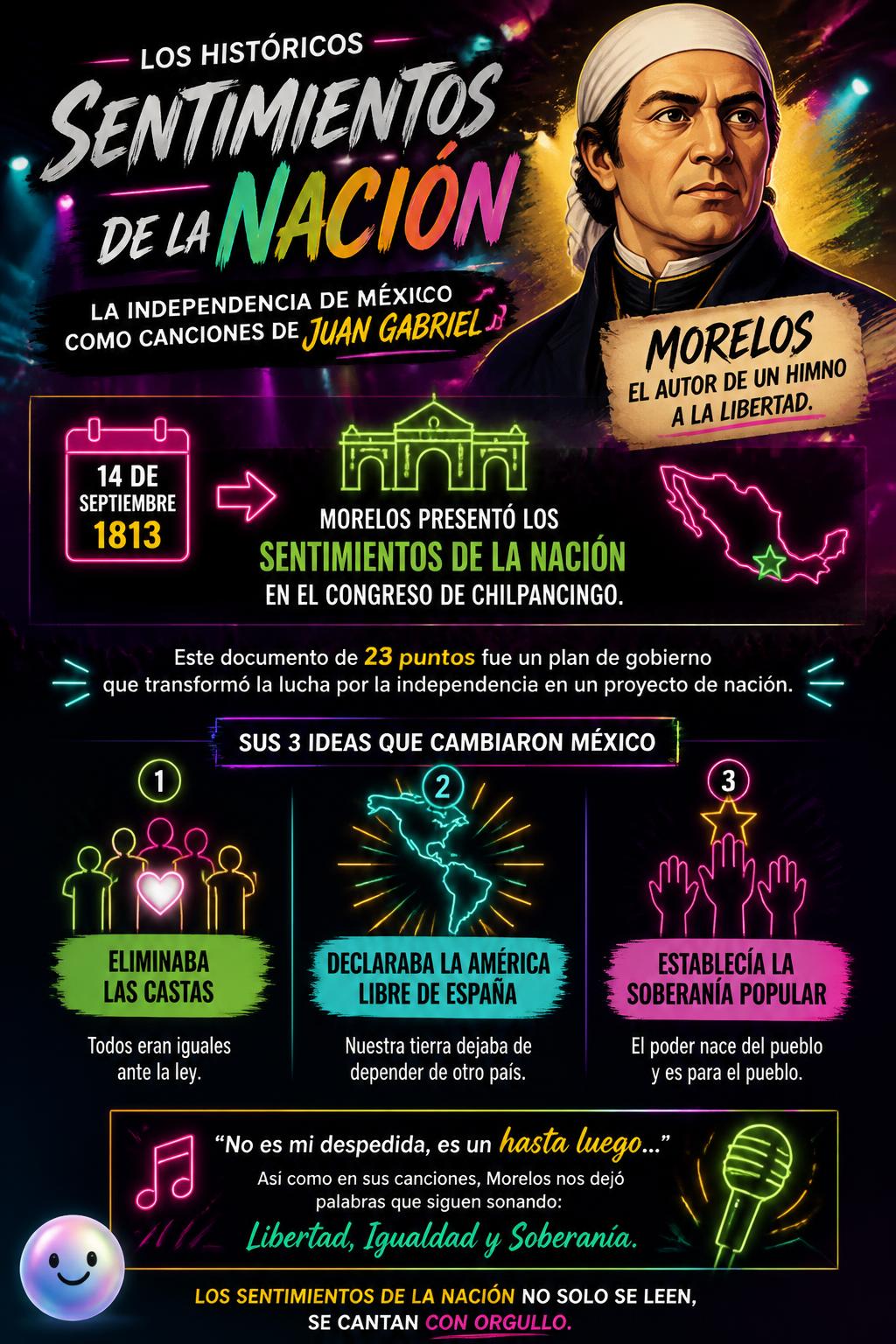 Los históricos Sentimientos de la Nación