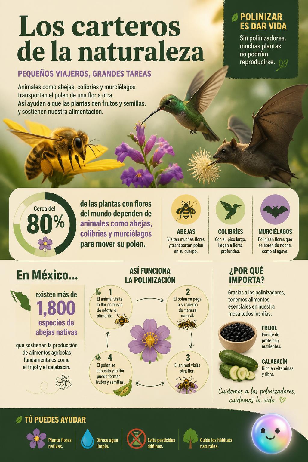Los carteros de la naturaleza