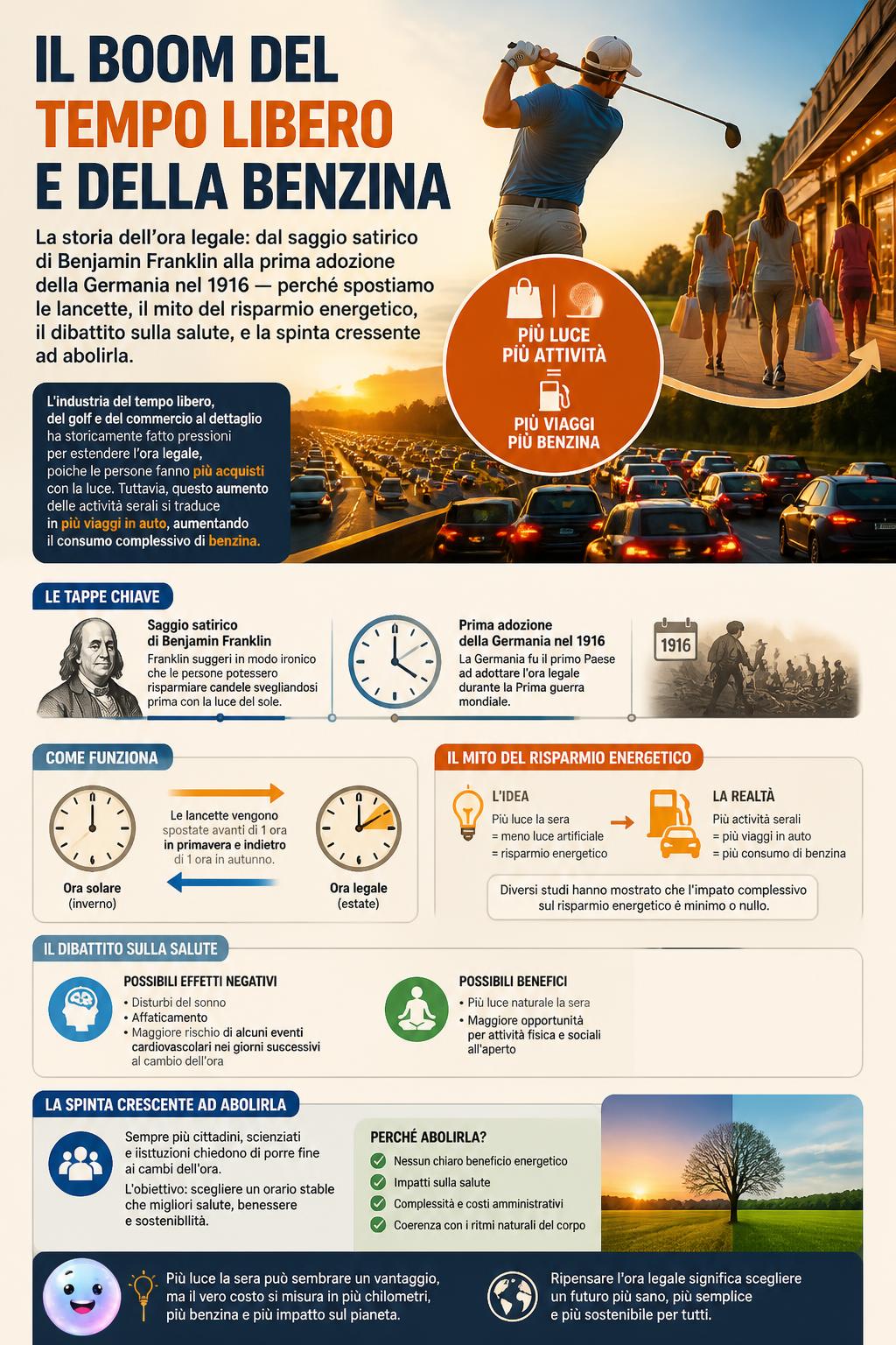 Il boom del tempo libero e della benzina