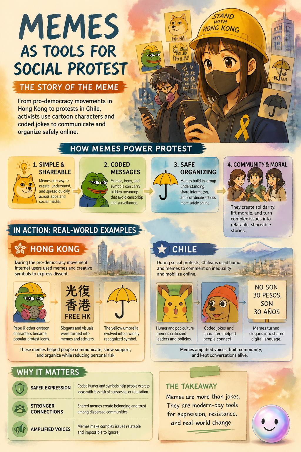 Memes as tools for social protest