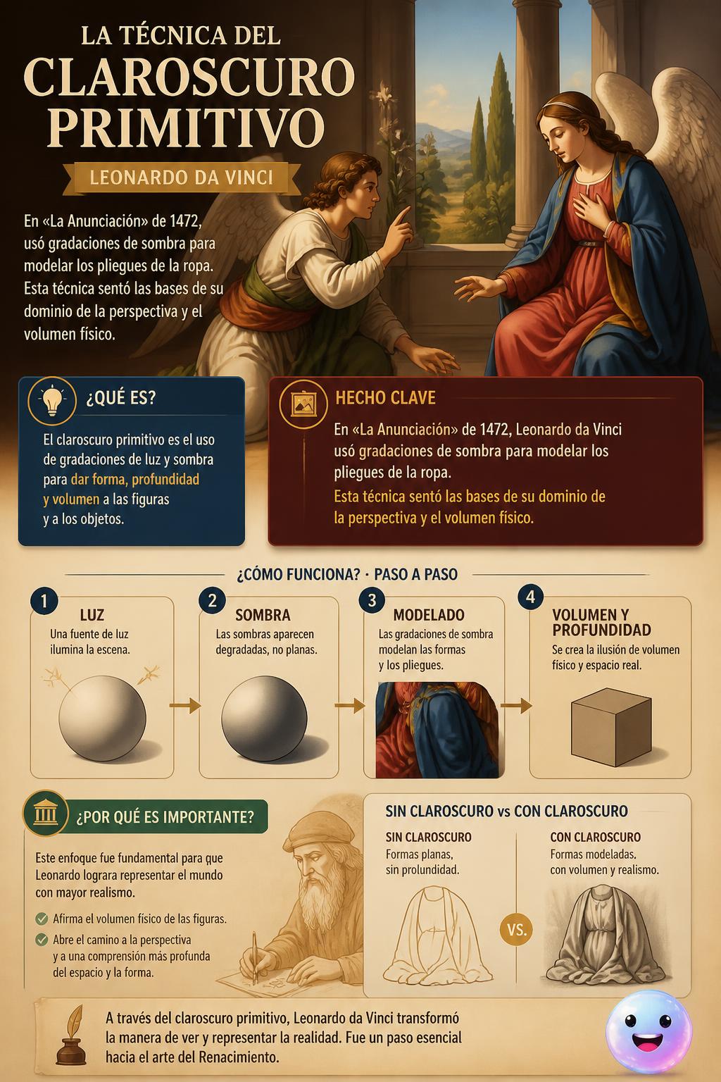 La técnica del claroscuro primitivo