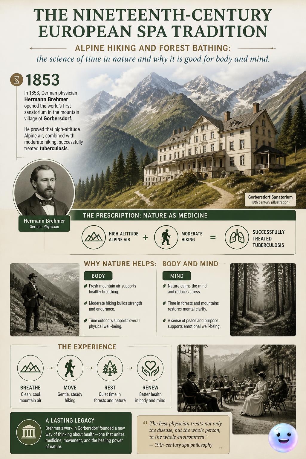 The nineteenth century European spa tradition