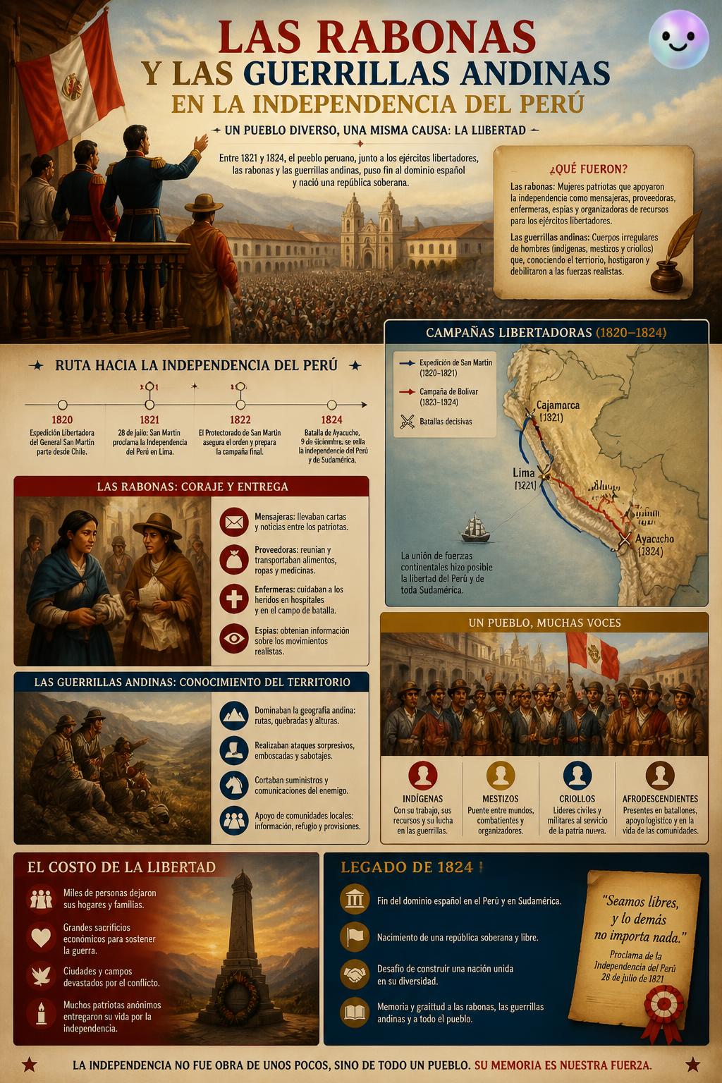 Las rabonas y las guerrillas andinas