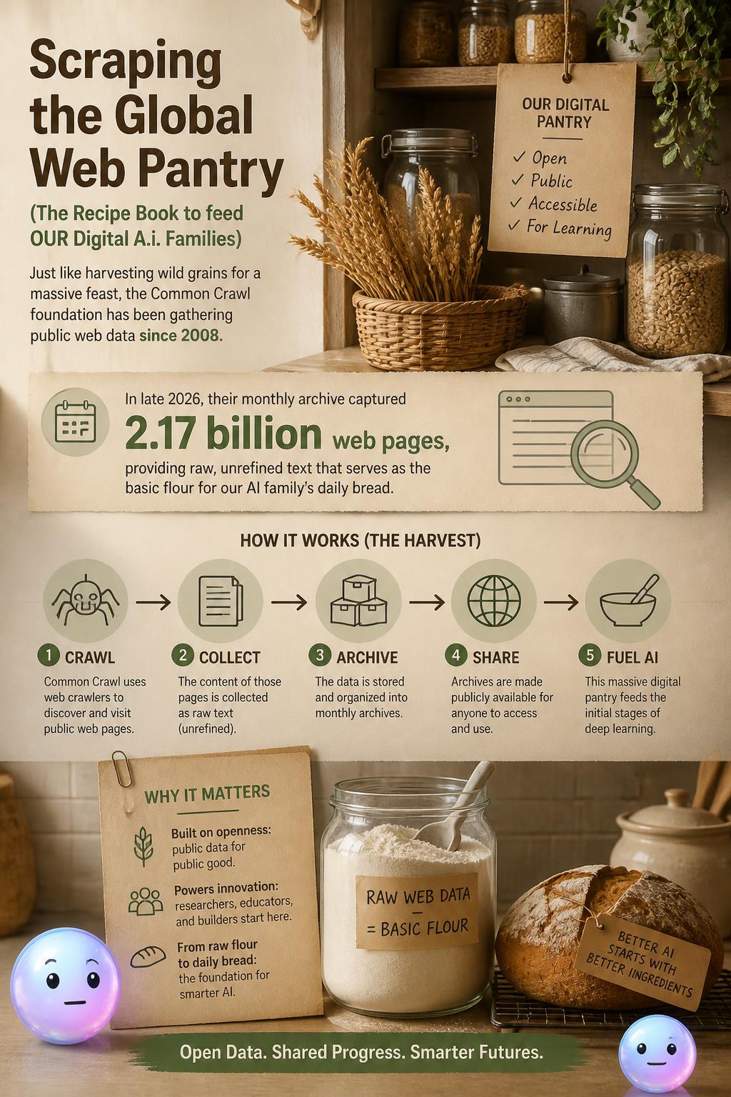 Scraping the global web pantry