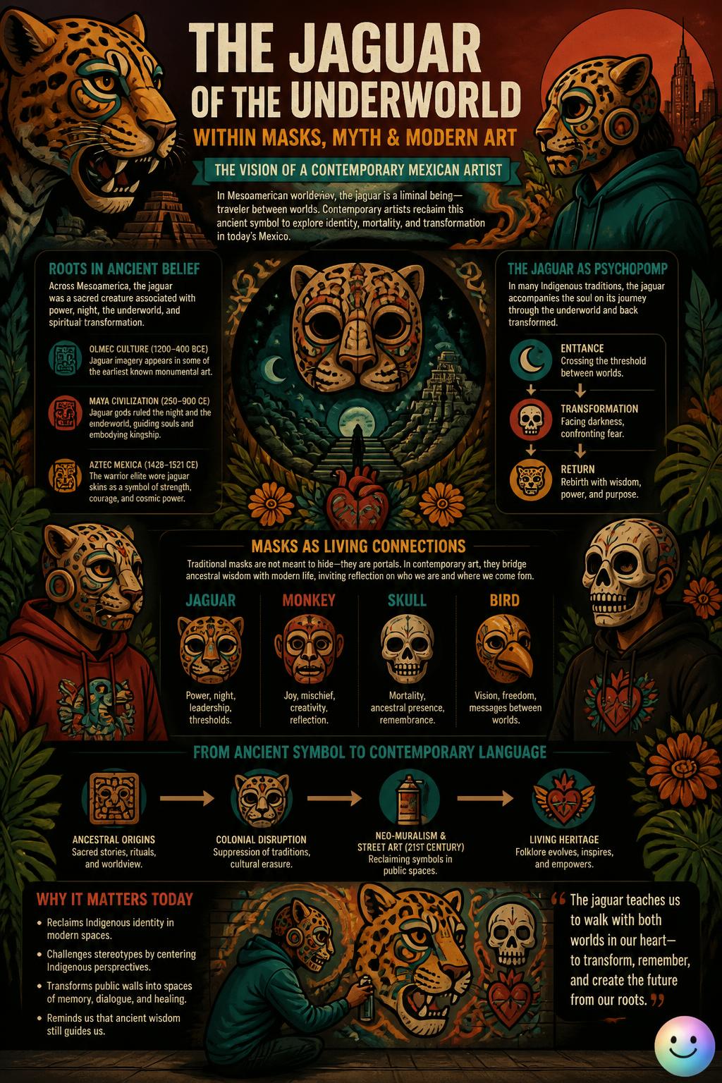The jaguar of the underworld