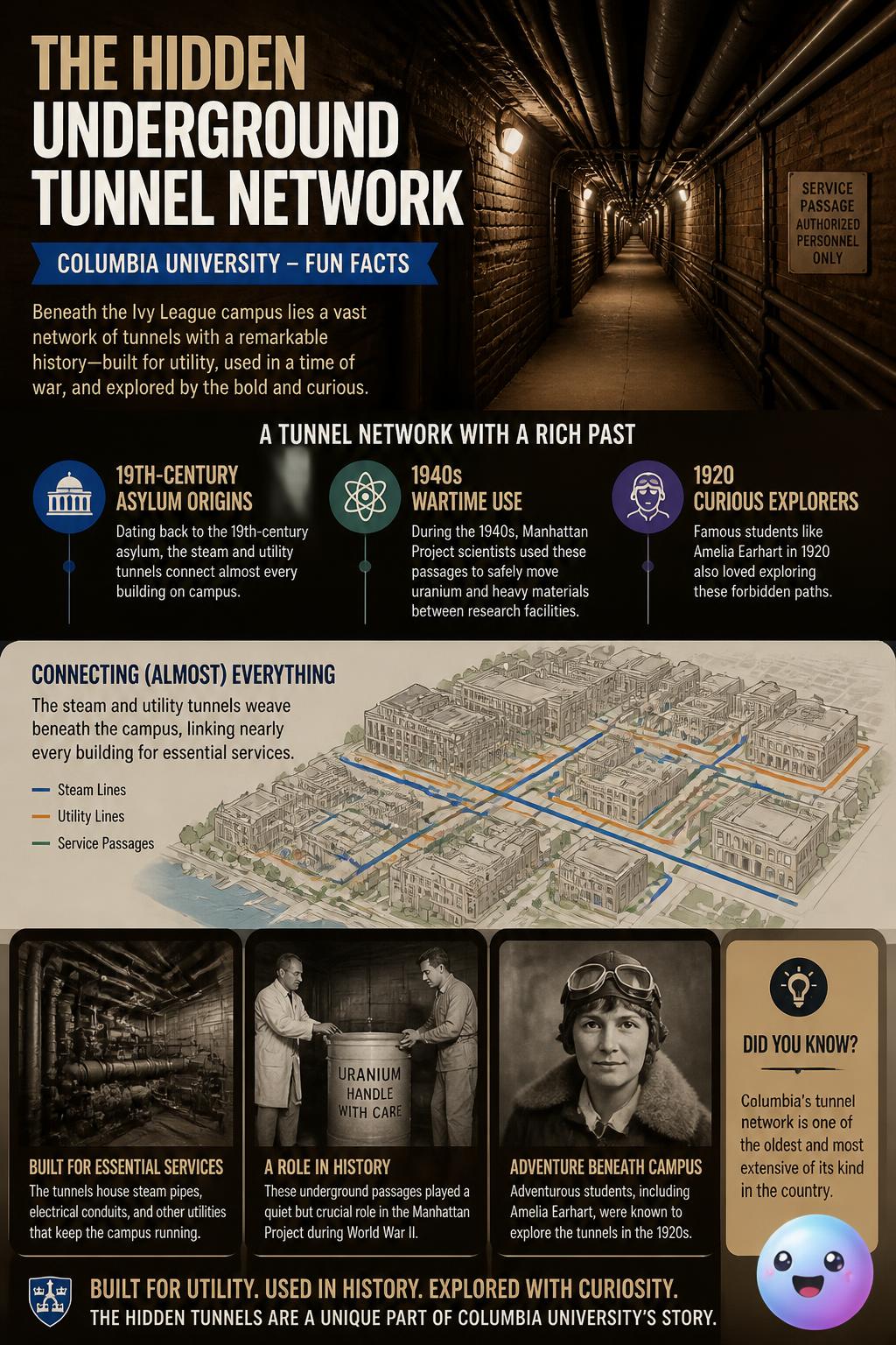 The hidden underground tunnel network