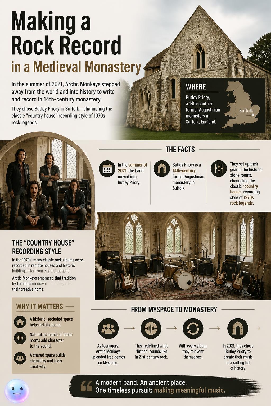 Making a rock record in a medieval monastery