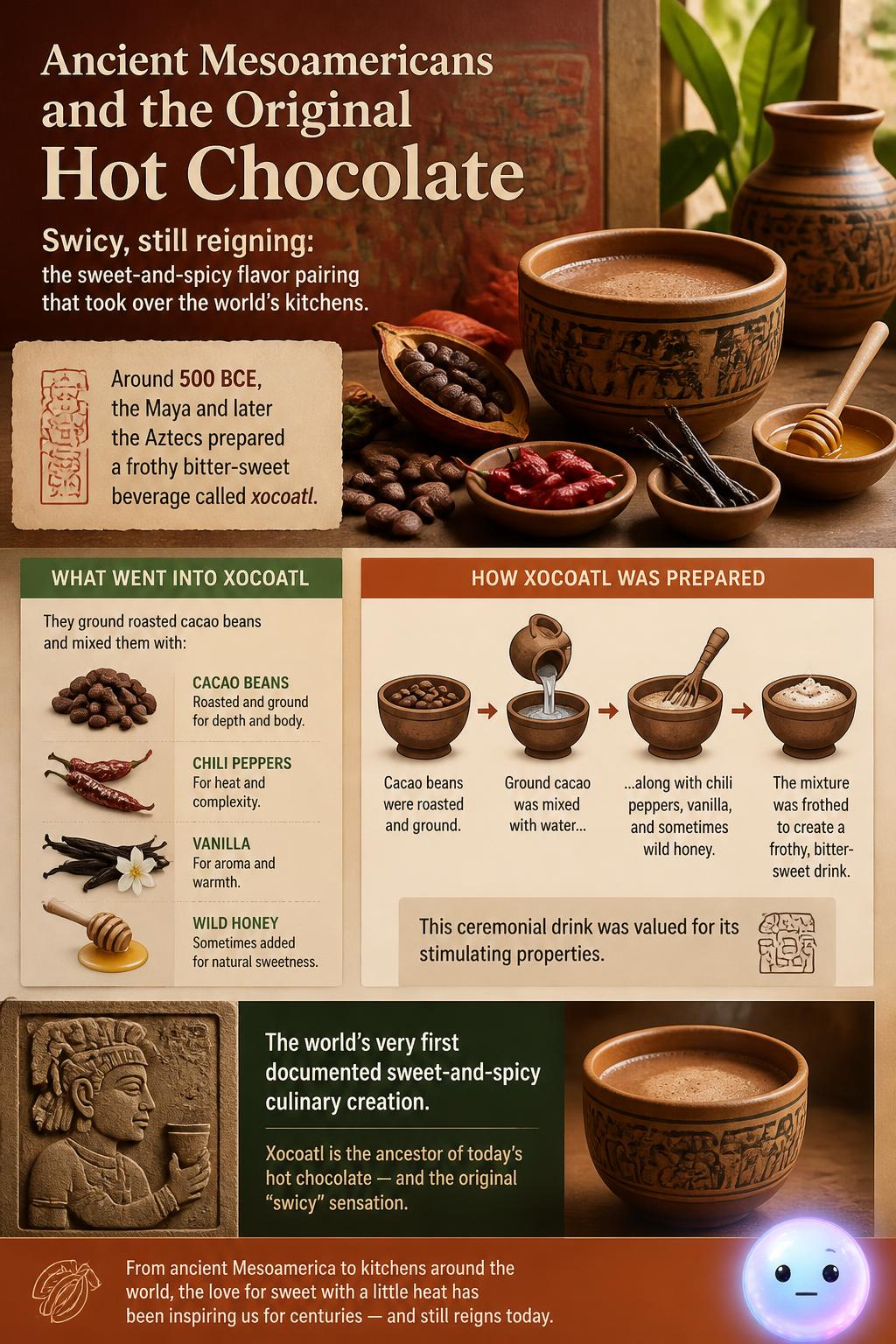 Ancient Mesoamericans and the original hot chocolate