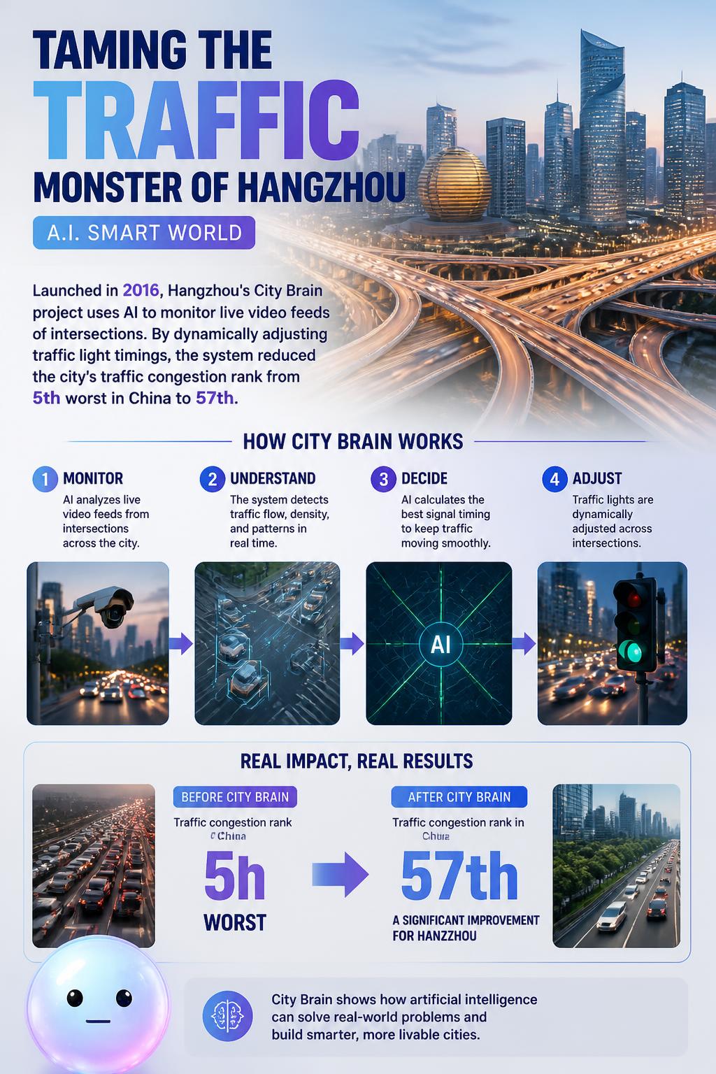 Taming the traffic monster of Hangzhou