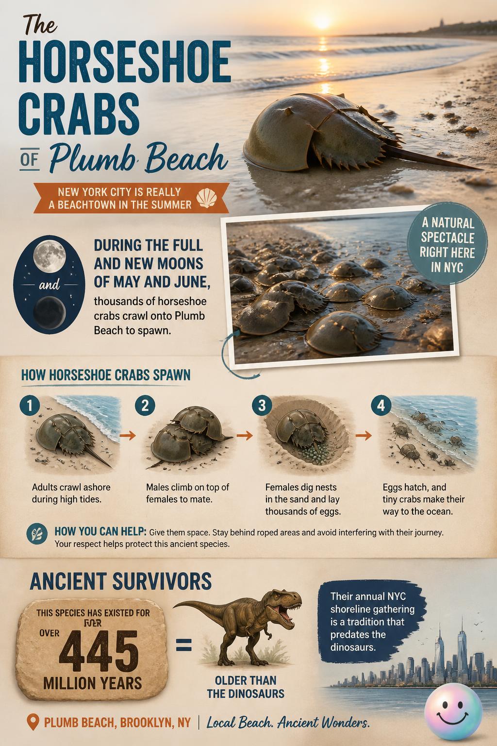 The horseshoe crabs of Plumb Beach