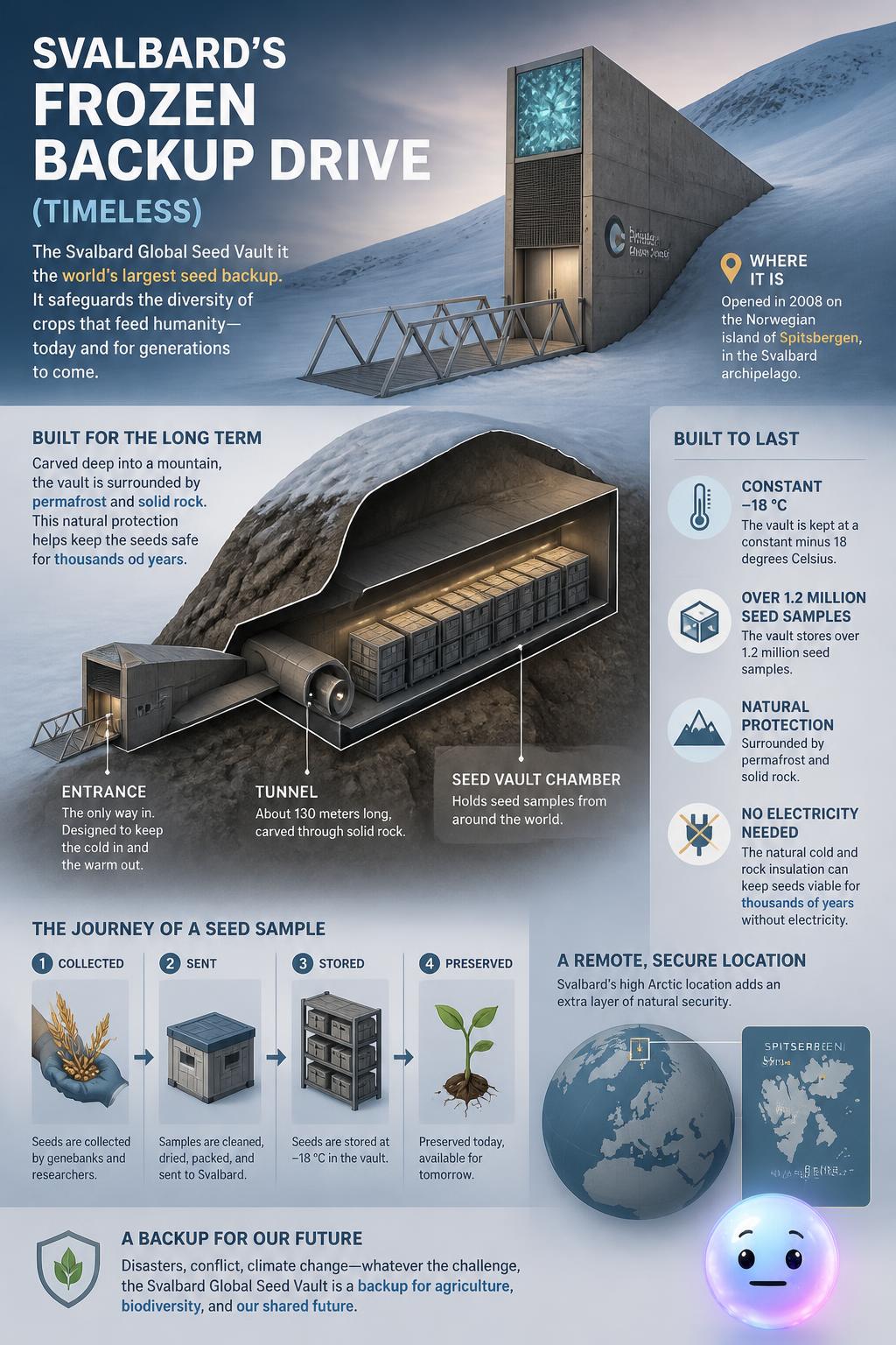 Svalbard's frozen backup drive