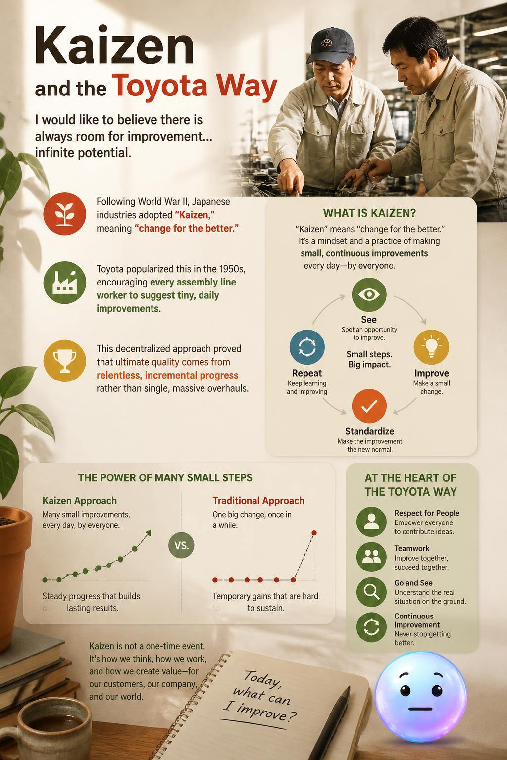Kaizen and the Toyota way