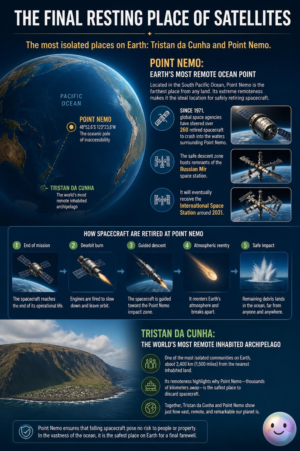 The final resting place of satellites