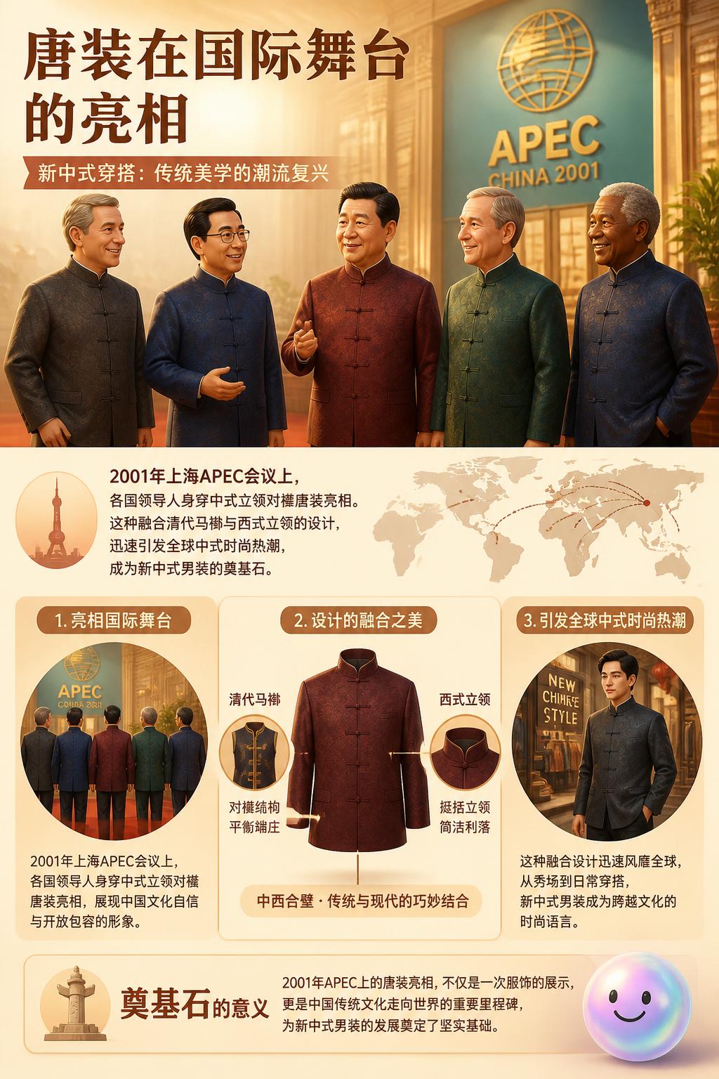 唐装在国际舞台的亮相