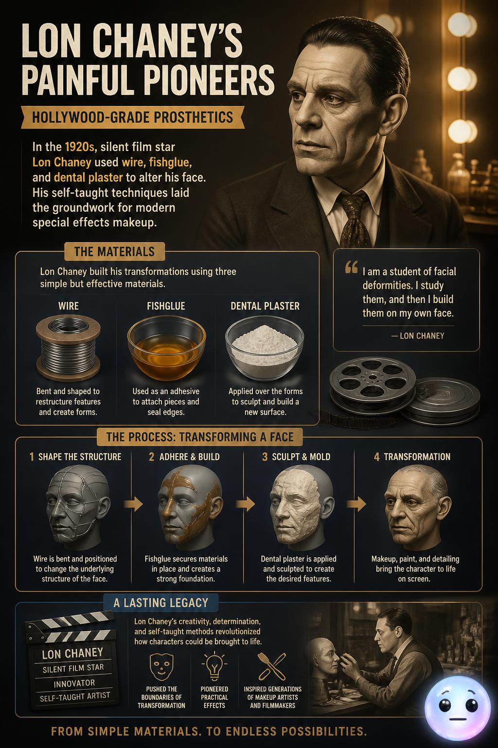 Lon Chaney's painful pioneers