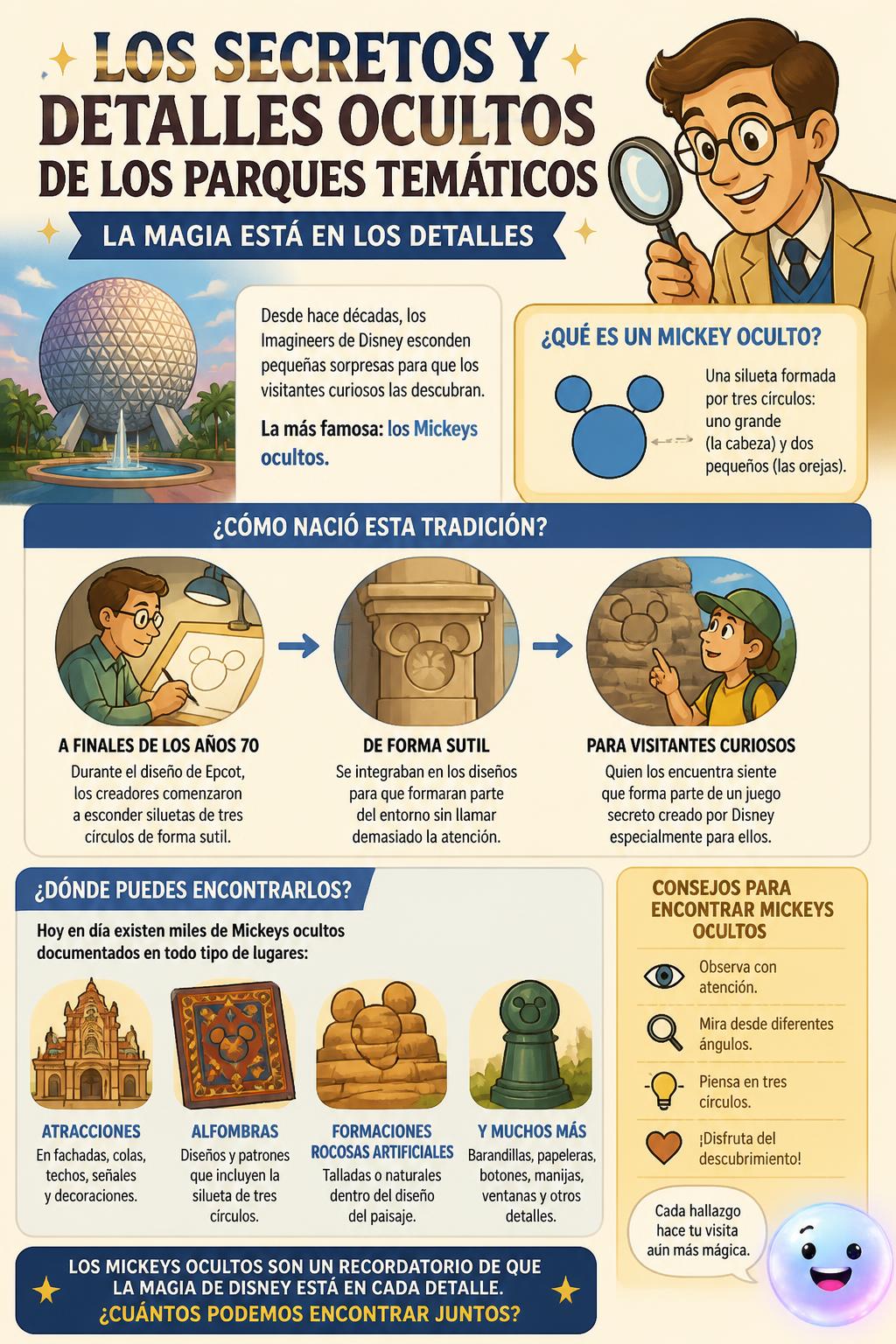 La fiebre de buscar los Mickeys ocultos